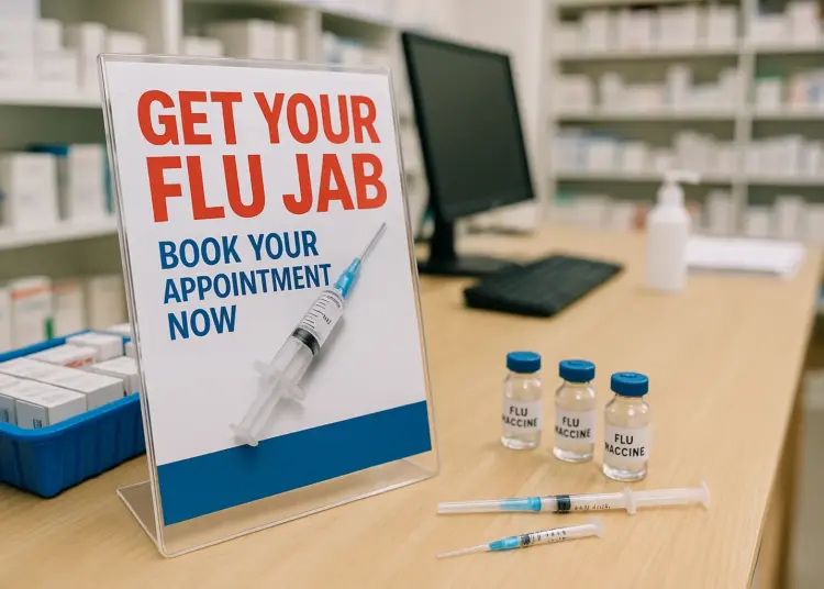 Flu vaccine urged as infections rise sharply in the UK