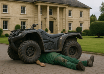 Gardener killed by quad bike at luxury mansion of wealthy couple