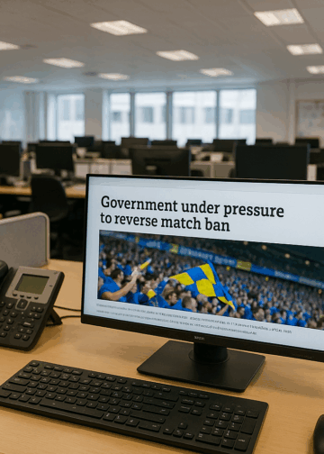 Government faces backlash over ban on Maccabi Tel Aviv fans