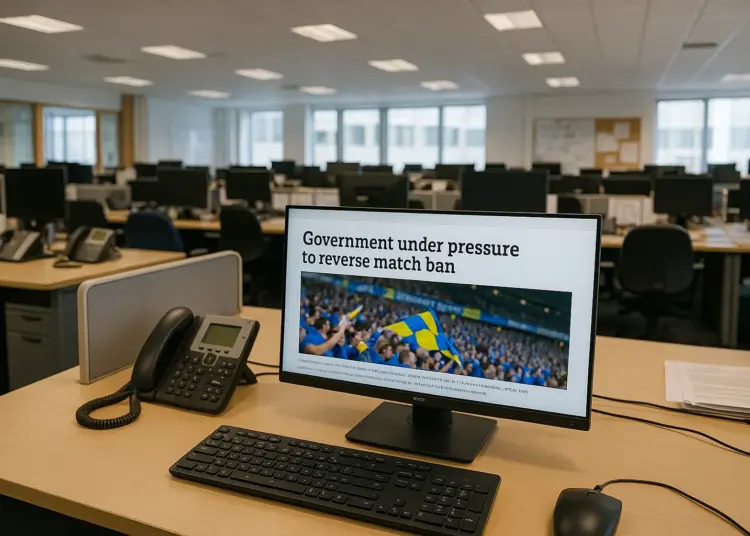 Government faces backlash over ban on Maccabi Tel Aviv fans