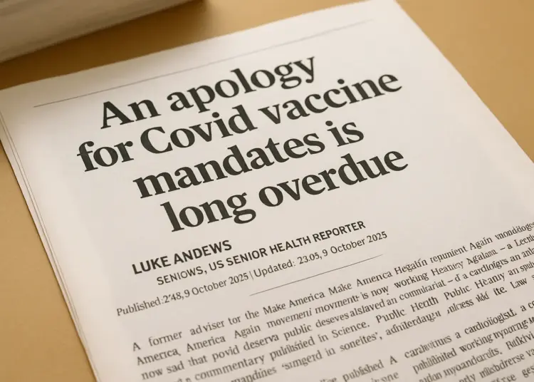 Health experts call for apology over Covid vaccine mandates and erosion of trust