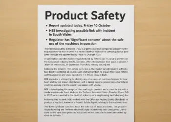 HSE warns of safety risks after Swindon explosion linked to printing machines