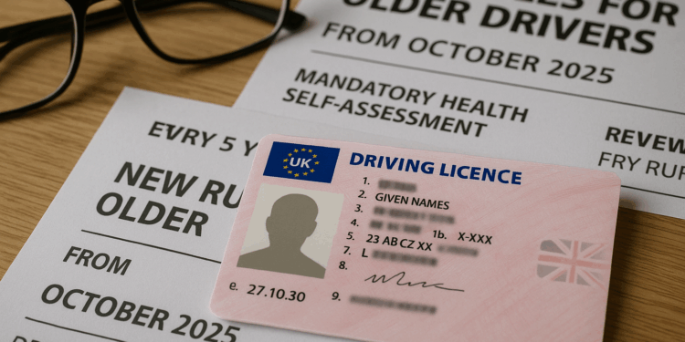 New rules aim to enhance road safety for older UK drivers
