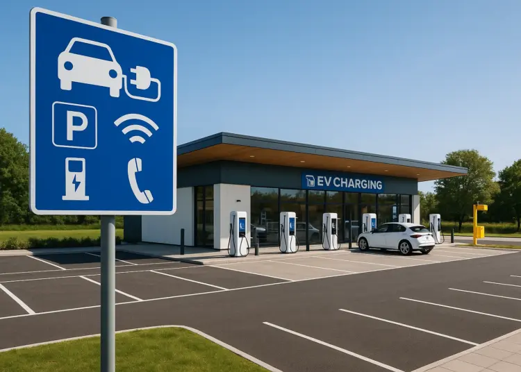 New rules for EV charging hubs to enhance motorway signage visibility