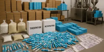 Record raid uncovers illegal weight-loss drug factory in UK