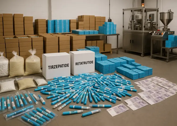 Record raid uncovers illegal weight-loss drug factory in UK