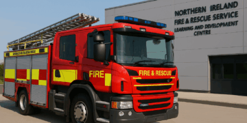 Royal couple enjoys hands-on visit to Northern Ireland's firefighter training college and local farms