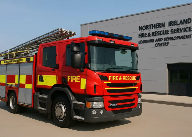 Royal couple enjoys hands-on visit to Northern Ireland's firefighter training college and local farms