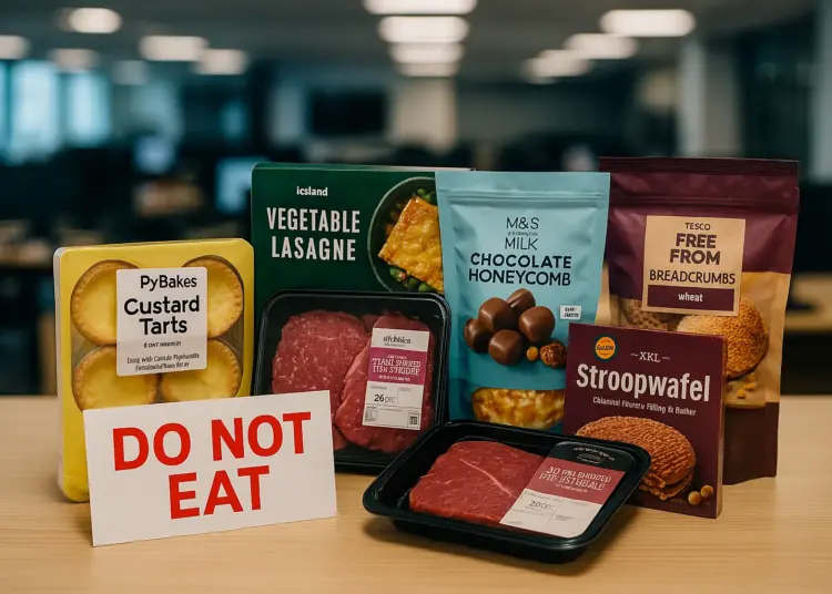 Supermarkets issue food recalls over safety concerns