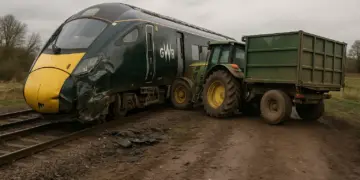Train collision with tractor in Herefordshire leads to no further action