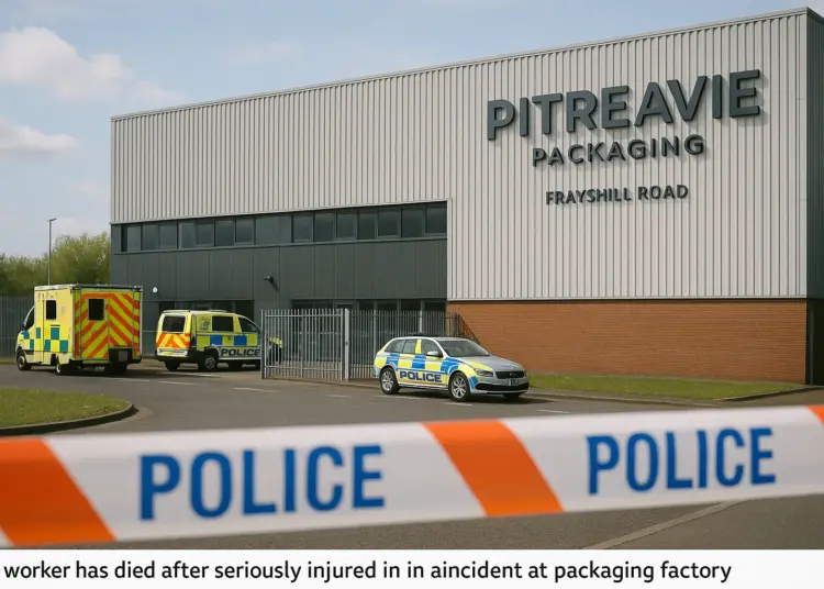 Worker dies following incident at Cumbernauld factory