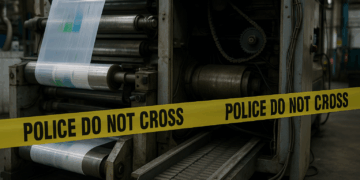 Employee dies after becoming trapped in unguarded machine at Derbyshire factory