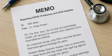 Leaked memo suggests child deaths linked to Covid vaccine spark safety concerns
