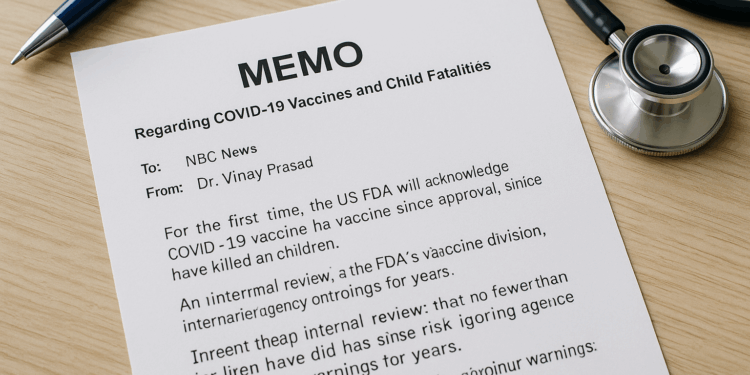 Leaked memo suggests child deaths linked to Covid vaccine spark safety concerns