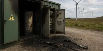 Wind farm firm fined after worker injured in electrical incident