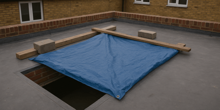 Worker dies after fall through unprotected skylight at construction site