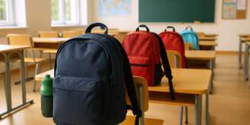 Children return to school as backpack weight warnings emerge
