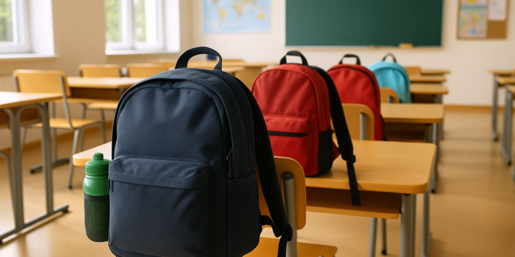 Children return to school as backpack weight warnings emerge