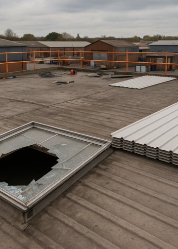 Construction firm fined after worker falls through skylight during rush to repair roof