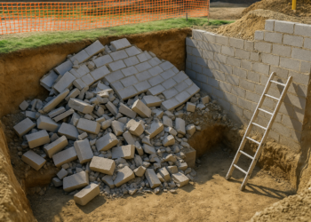 Construction firm fined after worker injured by collapsed wall