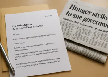 Hunger strikers take legal action against government over prison safety concerns