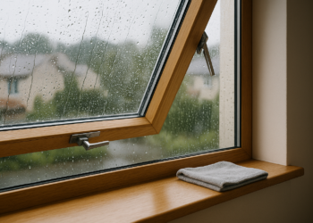Letting fresh air in during rainy days improves home health