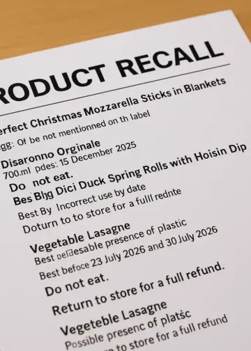 Nationwide food safety recalls issued over contamination and allergen risks