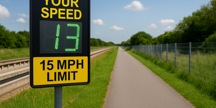 New speed limit measures introduced for cyclists and electric vehicles on guided busway