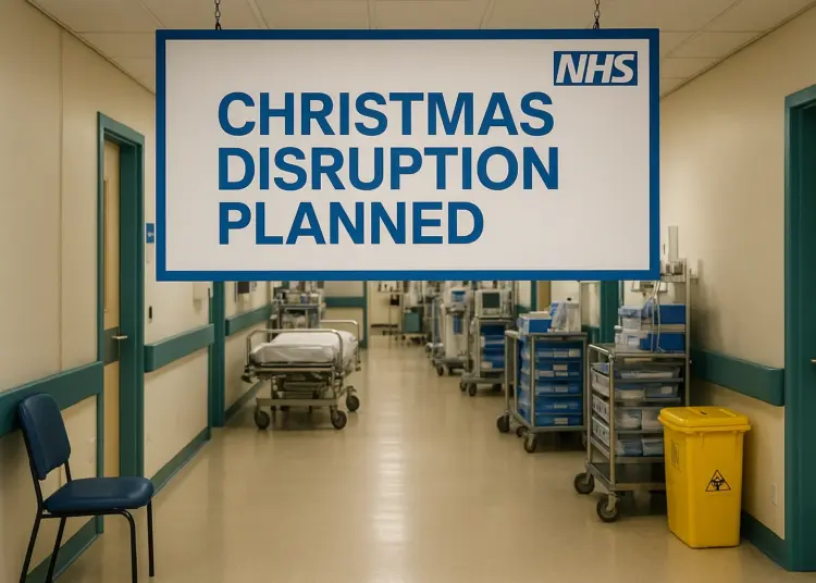 NHS faces strike disruption as doctors walk out before Christmas