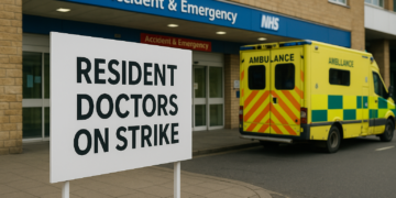 Resident doctors in England launch five-day strike amid flu crisis