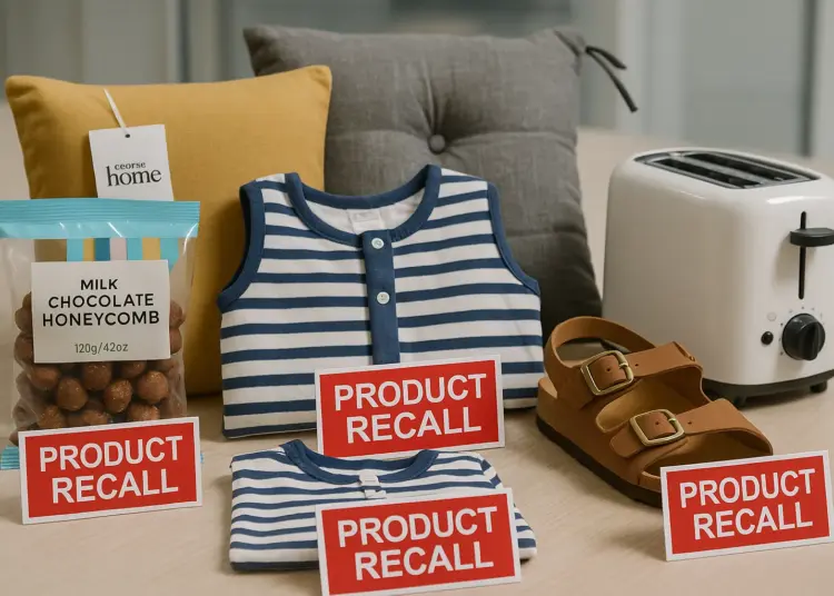 Retail giants issue recalls over safety concerns ahead of festive season