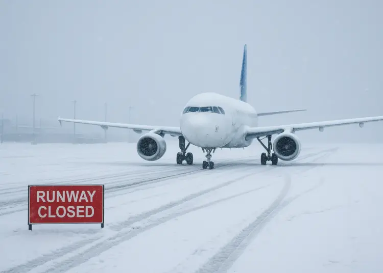 Arctic blast causes widespread school closures and travel disruption