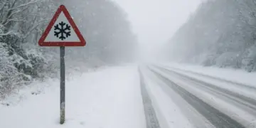 Cold snap brings snow and ice warnings across the UK