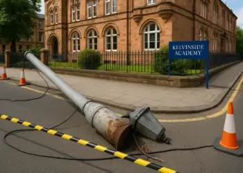 Glasgow City Council fined after lamppost crushes man outside school