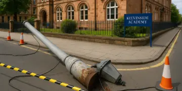 Glasgow City Council fined after lamppost crushes man outside school