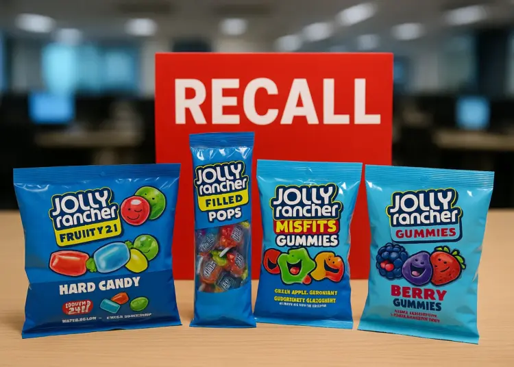 Jolly Rancher sweets recalled over safety concerns