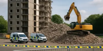 Man dies following demolition site incident in Renfrewshire