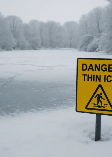 Police and fire services caution public against risks of icy conditions from Storm Goretti