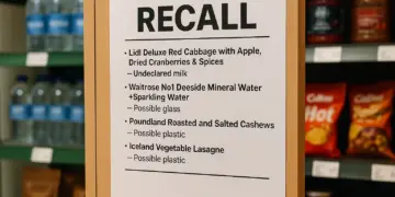 Supermarkets issue urgent food recalls over health risks