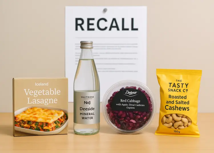 Supermarkets issue urgent recalls due to health risks from contaminated products