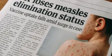 UK loses measles elimination status as vaccination rates decline