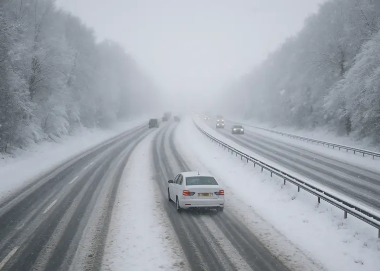 Weather warnings as snow and ice disrupt travel across the UK