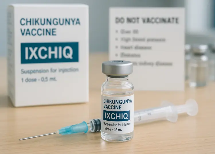 Chikungunya vaccine restrictions issued for older patients and those with health conditions