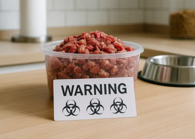 Pet owners alerted to dangers of contaminated raw pet food