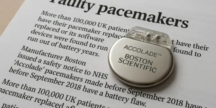 Safety alert as over 100,000 UK patients face pacemaker battery issues