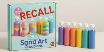 Sand art kit recalled over asbestos contamination concerns
