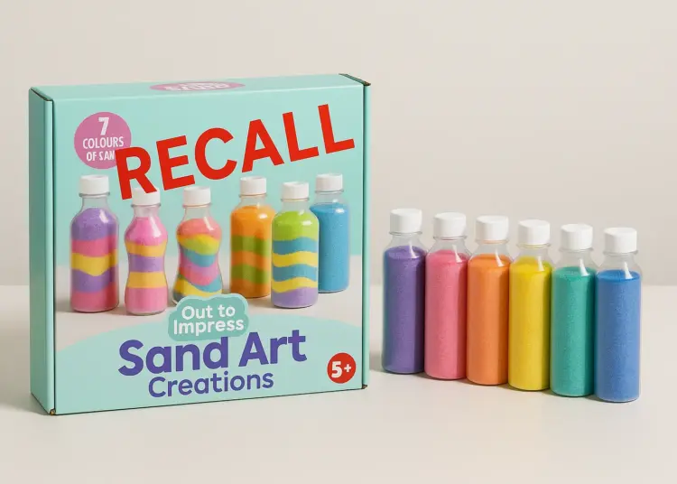 Sand art kit recalled over asbestos contamination concerns