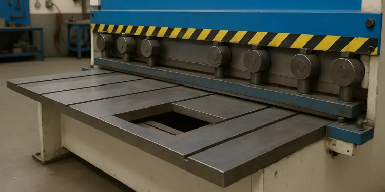 Apprentice injured by unsafe guillotine at Rotherham workshop Apprentice injured by unsafe guillotine at Rotherham workshop
