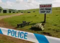 Army officer dies during live firing training exercise in Northumberland