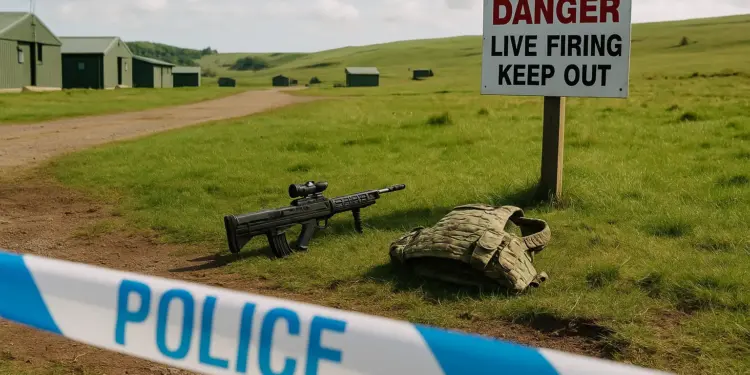 Army officer dies during live firing training exercise in Northumberland